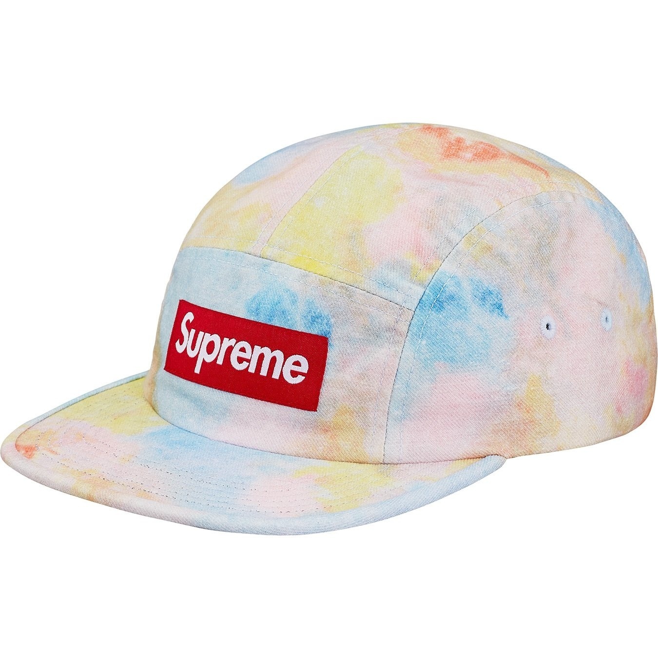 Multicolor Denim Camp Cap